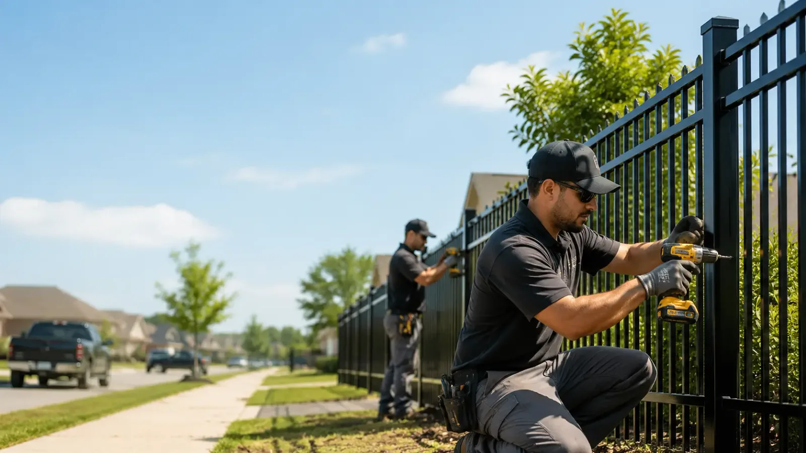 Metal Fence Installation in Walls, MS